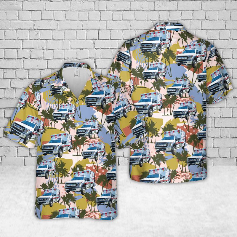 Baker County EMS Hawaiian Shirt