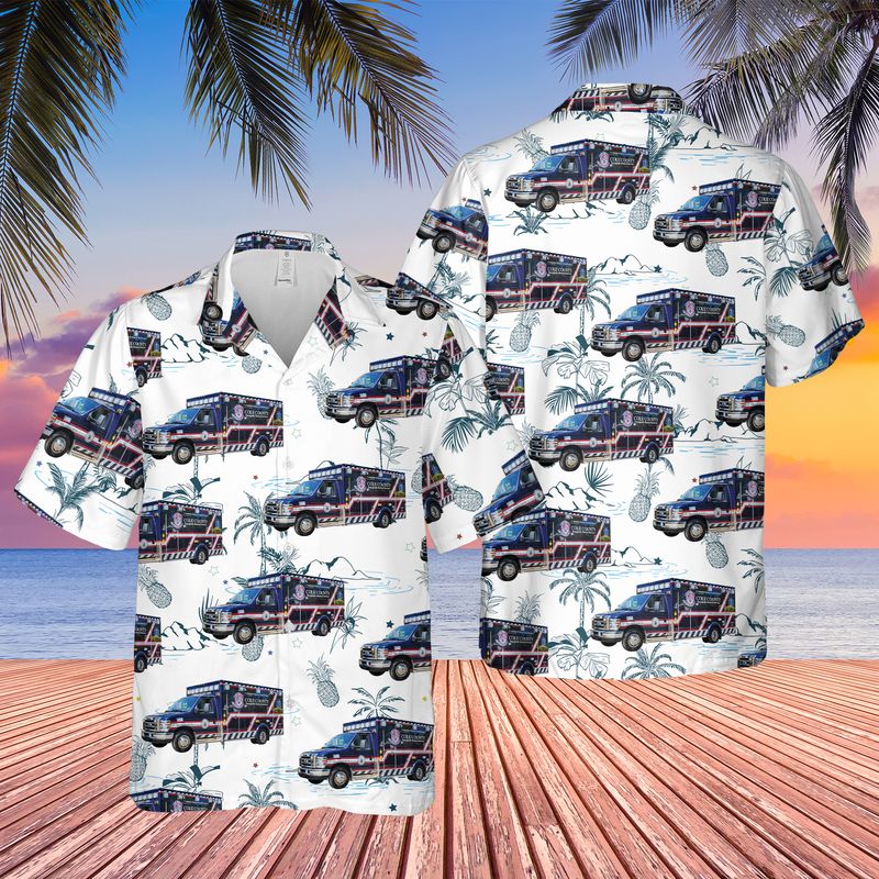 Missouri Cole County EMS Hawaiian Shirt