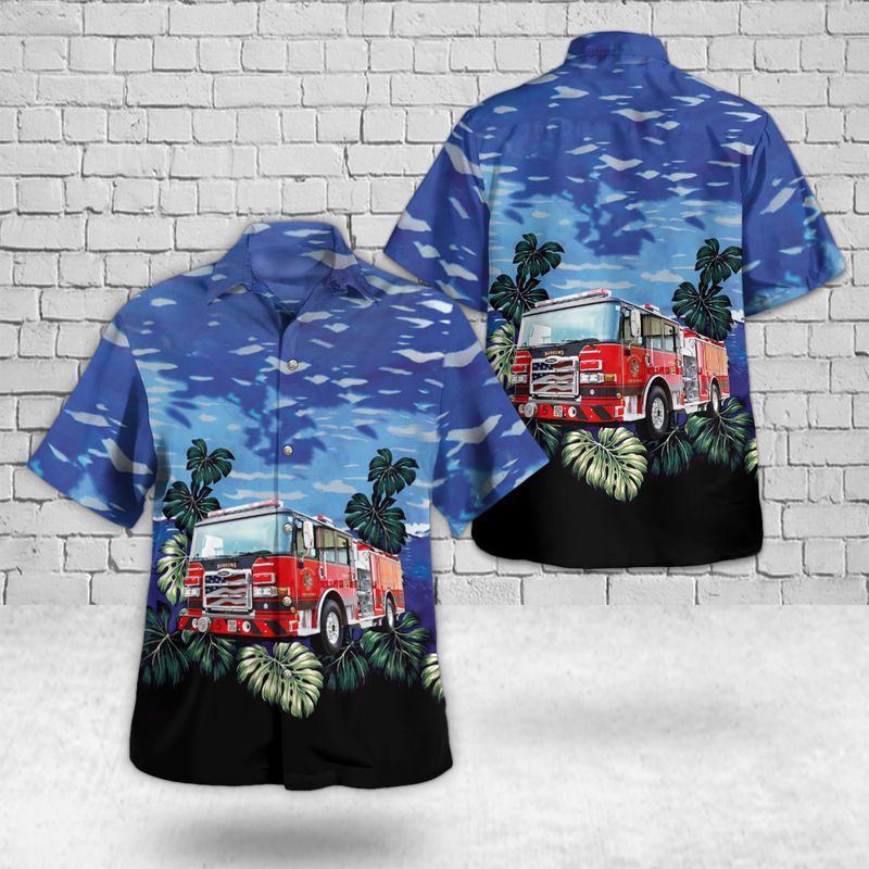 Birmingham, Alabama, Cahaba Valley Fire Protection District Hawaiian Shirt