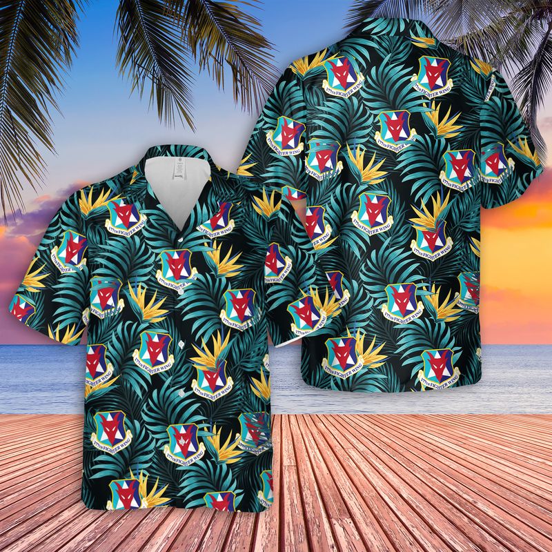 US Air Force New Jersey Air National Guard, 177th Fighter Wing Hawaiian Shirt