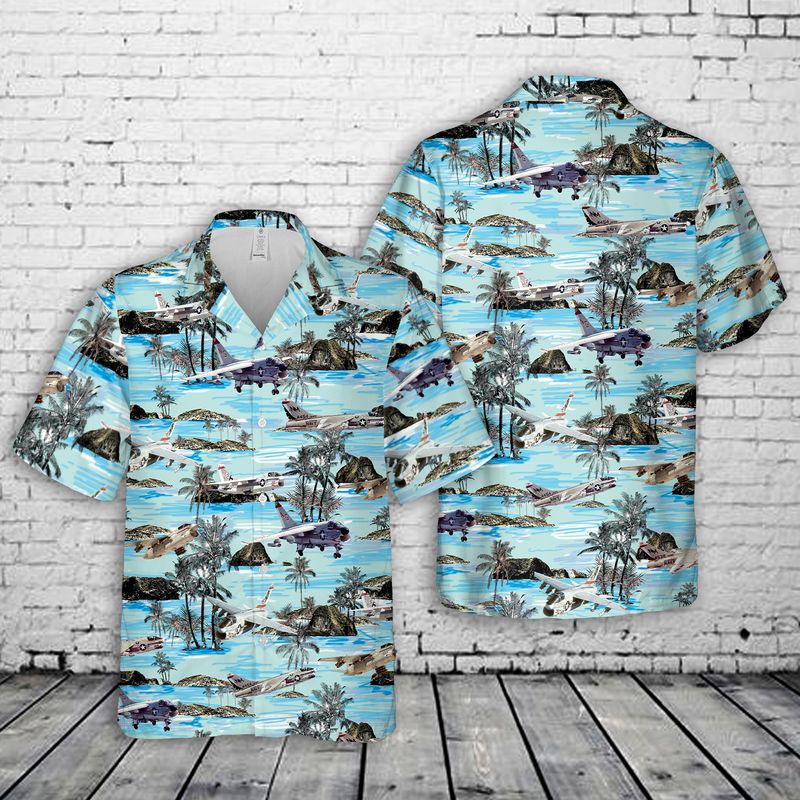 US Navy LTV A-7 Corsair II Hawaiian Shirt