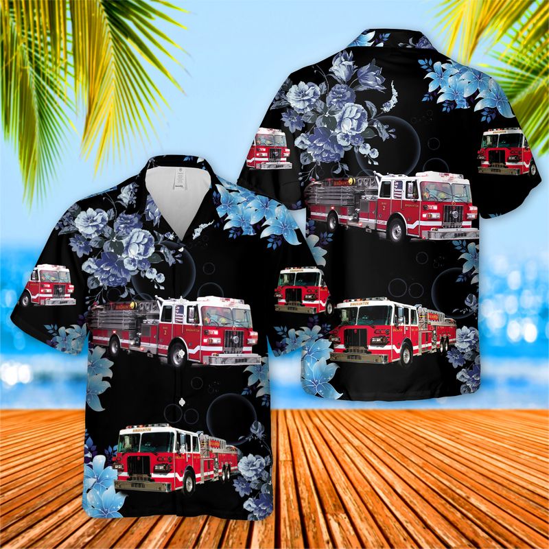 Binghamton Fire Department Hawaiian Shirt
