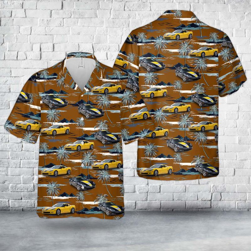 Corvette Z06 GT1 Championship Edition (2009) Hawaiian Shirt