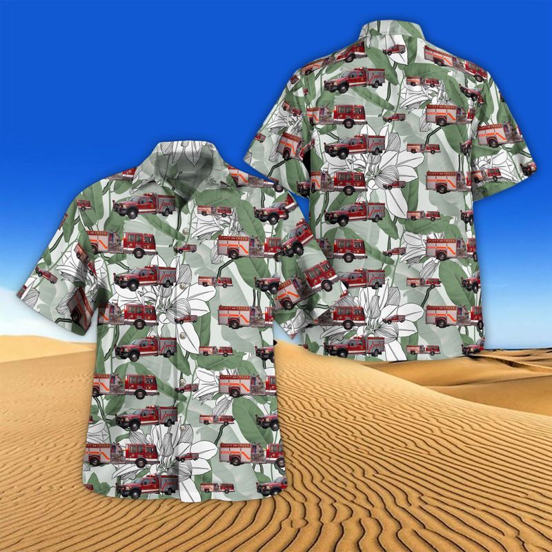 Puppy Creek Fire Department, North Carolina Hawaiian Shirt