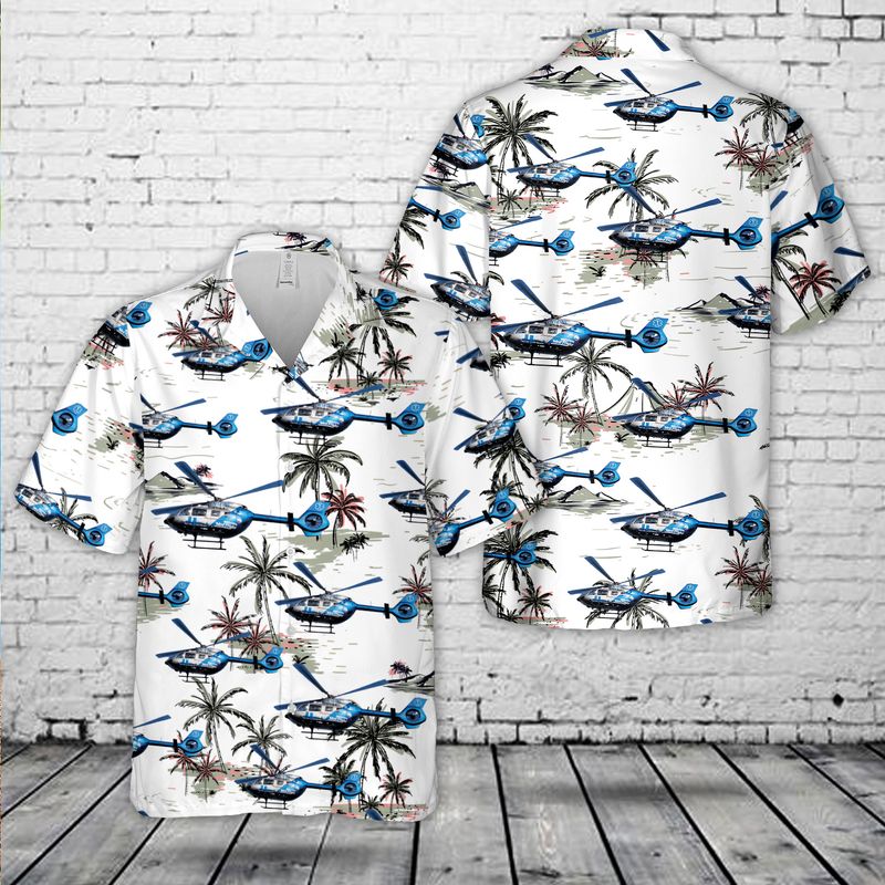 New England Life Flight Airbus Helicopters H145 Hawaiian Shirt
