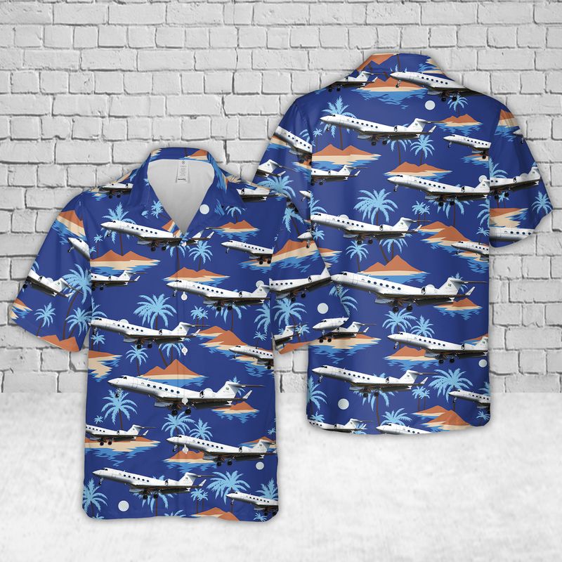 Swedish Air Force Gulfstream Tp102D Hawaiian Shirt