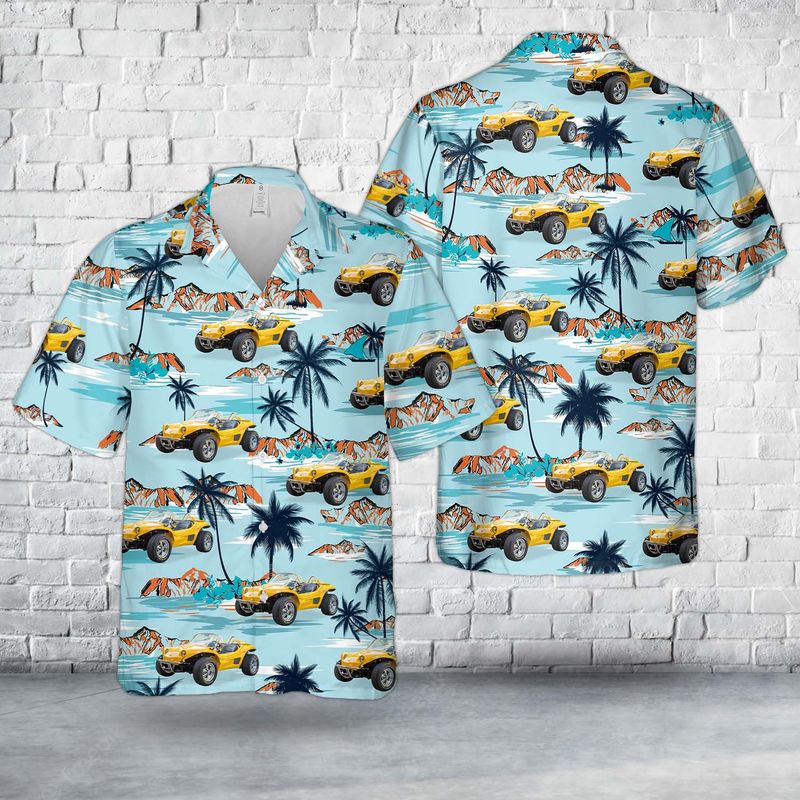 Meyers Manx Kick-Out S.S. Dune Buggy Hawaiian Shirt