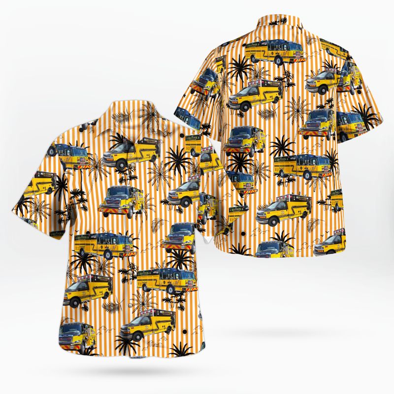 Ortonville, Michigan, Brandon Fire Department Hawaiian Shirt