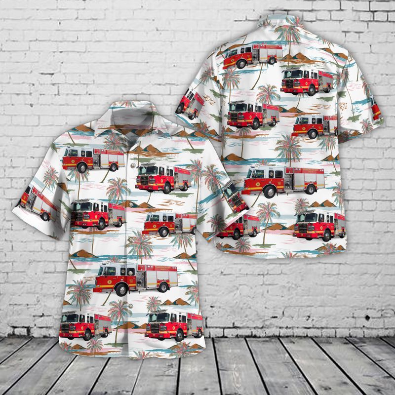 Squad 72 Philadelphia Fire Department, Philadelphia, Pennsylvania Hawaiian Shirt