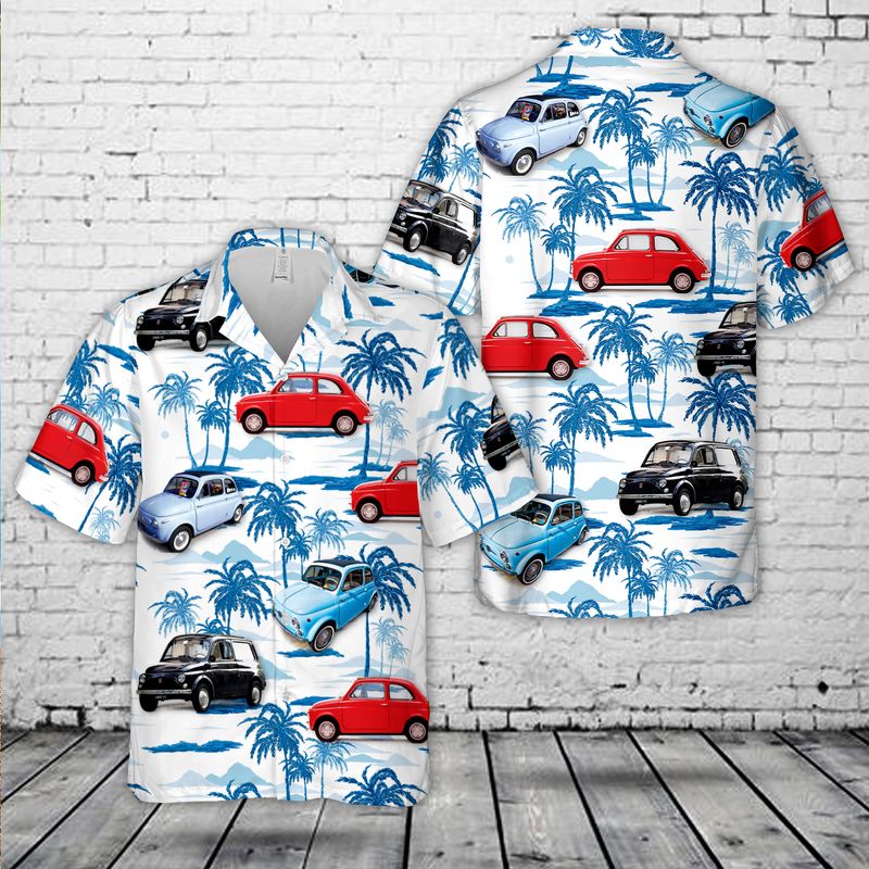 Fiat 500 1973 Hawaiian Shirt