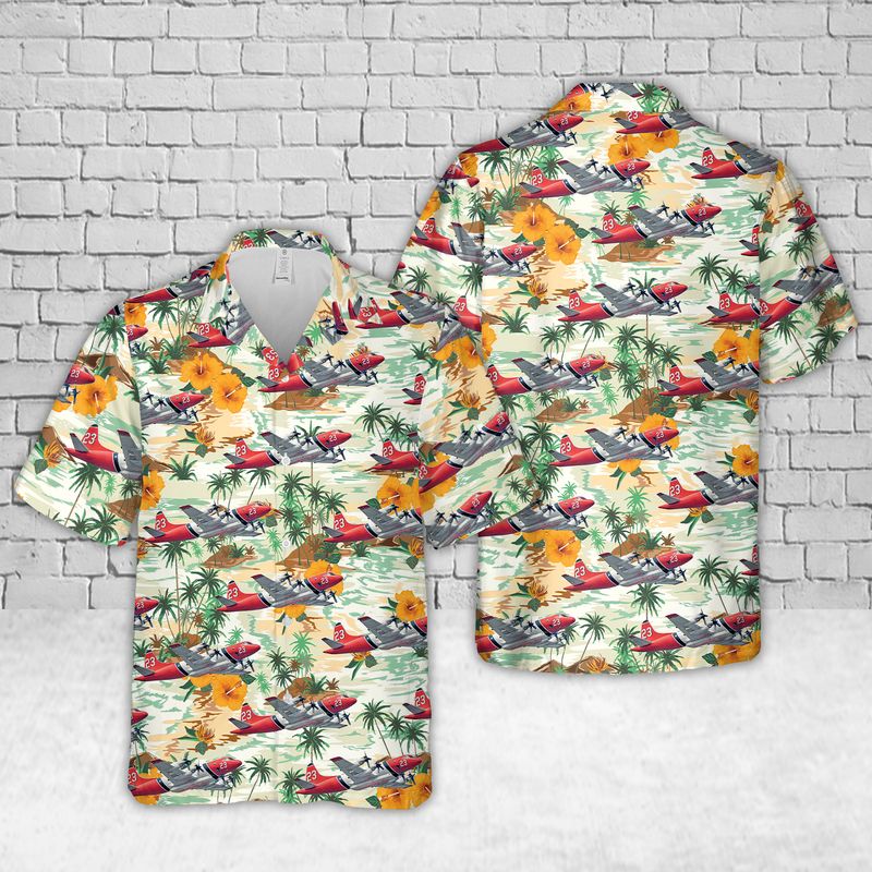 Lockheed P-3 Orion Airtanker Wildfires In Southern California Hawaiian Shirt