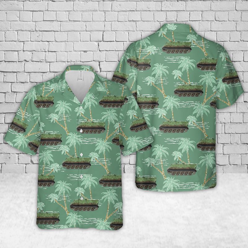 Irish Army M113 APC Hawaiian Shirt