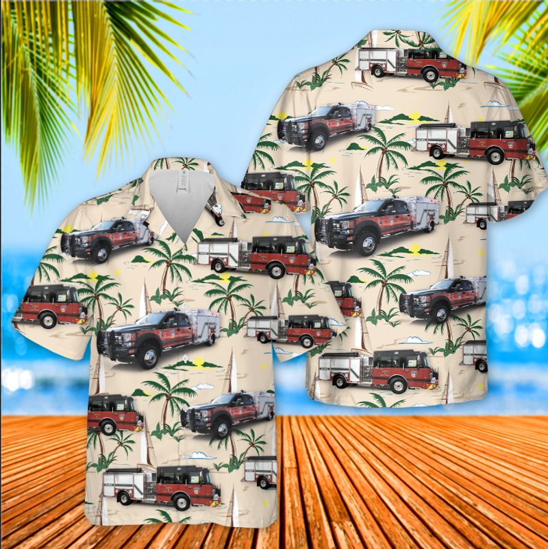East Haven Fire Department Hawaiian Shirt