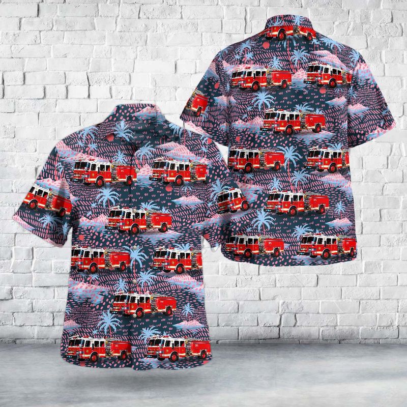 Hyannis, Massachusetts, Hyannis Fire Department 1992 E-One 1250/1000/60F w/ Pump and Roll Hawaiian Shirt