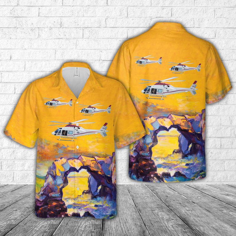 US Navy Helicopter Trainer TH-73 Hawaiian Shirt