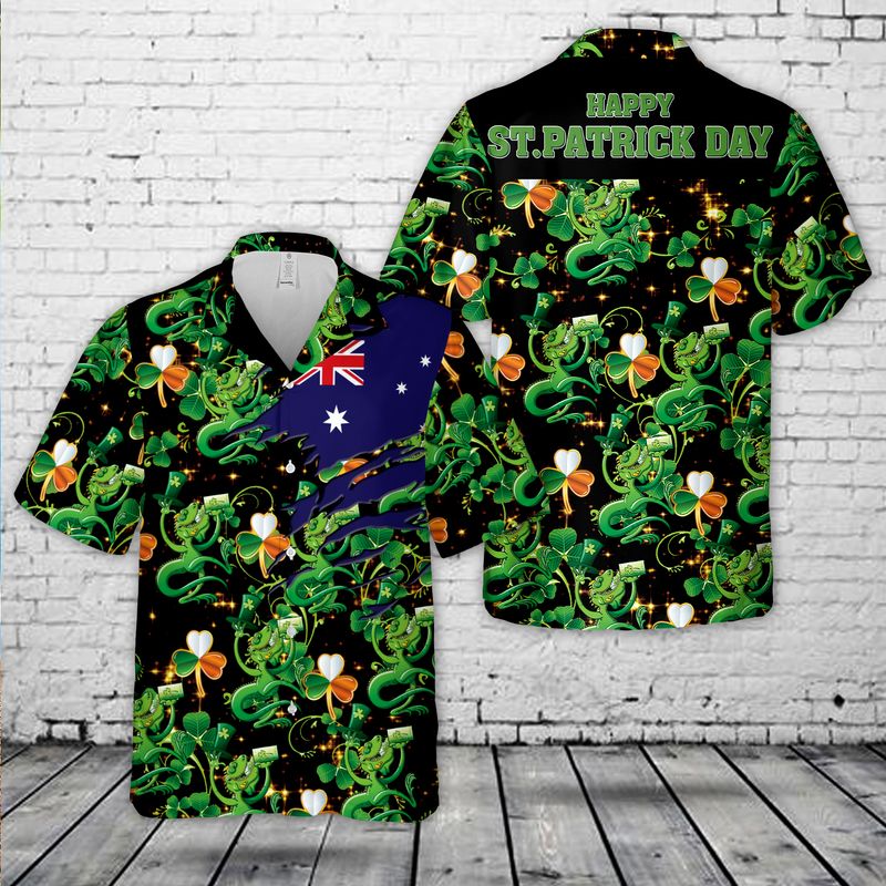 Saint Patrick's Day Australia Hawaiian Shirt