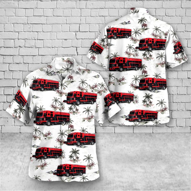 Frontenac Fire Department Hawaiian Shirt