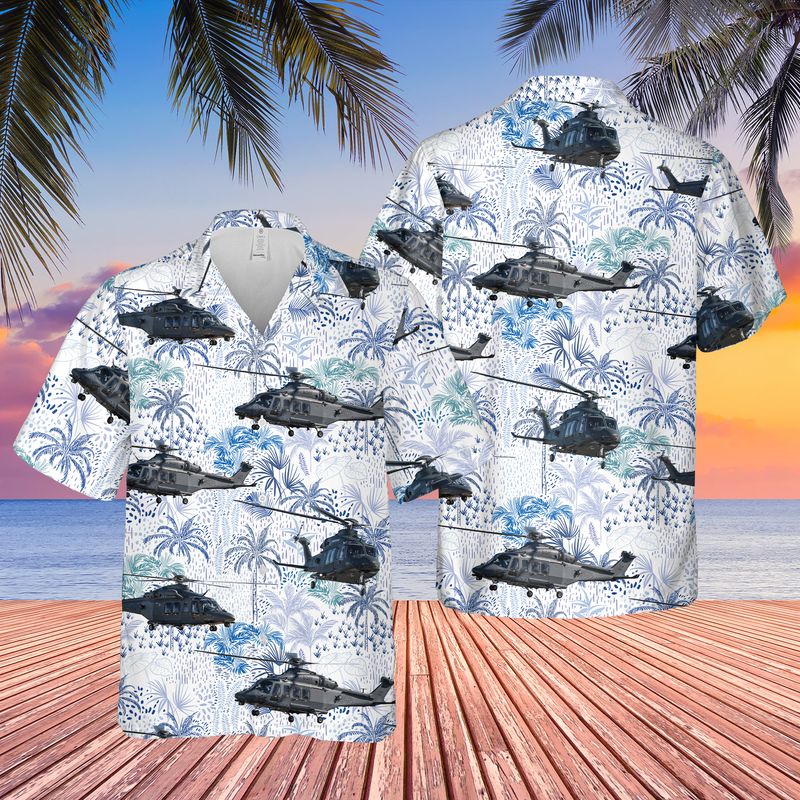 US Air Force Boeing MH-139 Grey Wolf Hawaiian Shirt