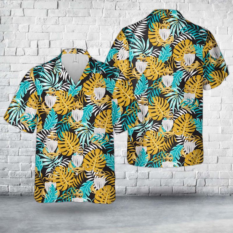 US Coast Guard Chief Petty Officer Hawaiian Shirt