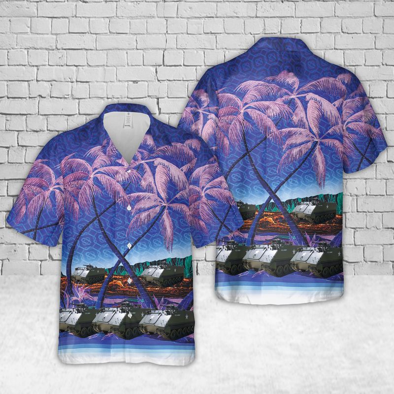 M113 Tank US Army Hawaiian Shirt