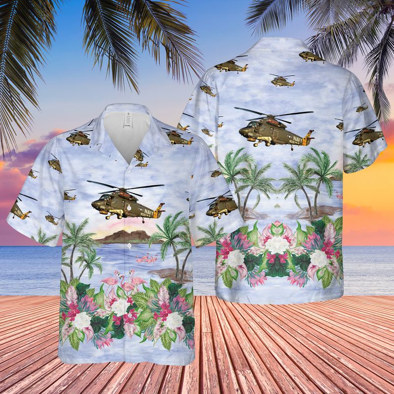 US Navy Kaman SH-2G Super Seasprite Hawaiian Shirt