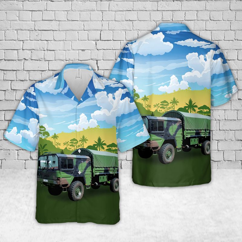 German Army MAN Category 1 Hawaiian Shirt