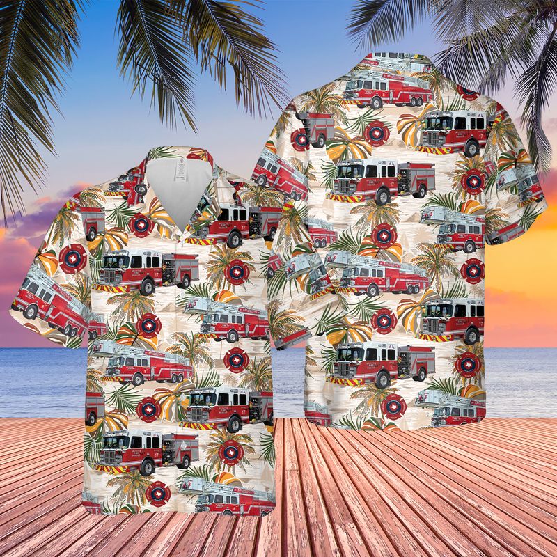 Texas Arlington Fire Department Hawaiian Shirt