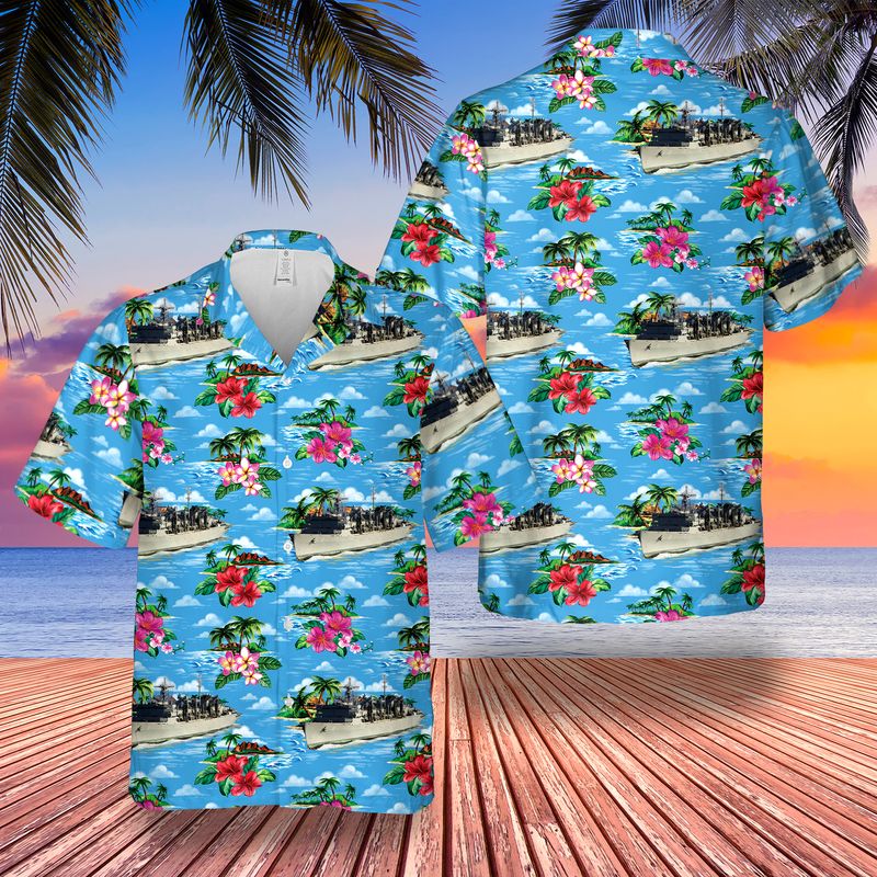 US Navy Ship Hawaiian Shirt