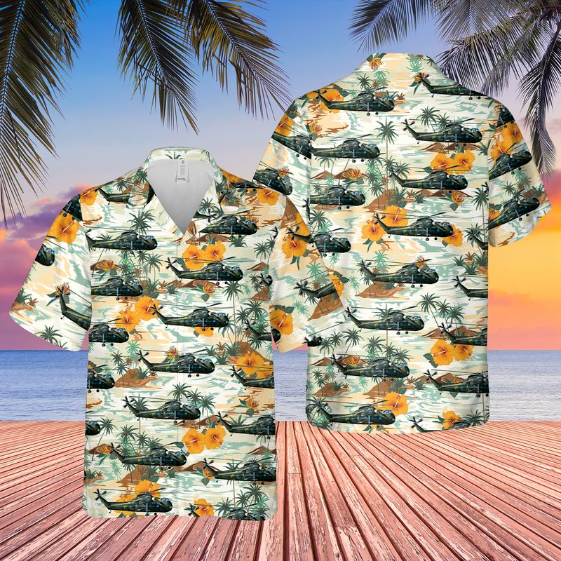 US Army Sikorsky CH-37B Mojave (S-56) Hawaiian Shirt