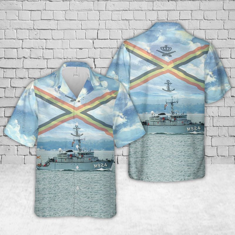 Belgian Navy Primula (M924) Hawaiian Shirt