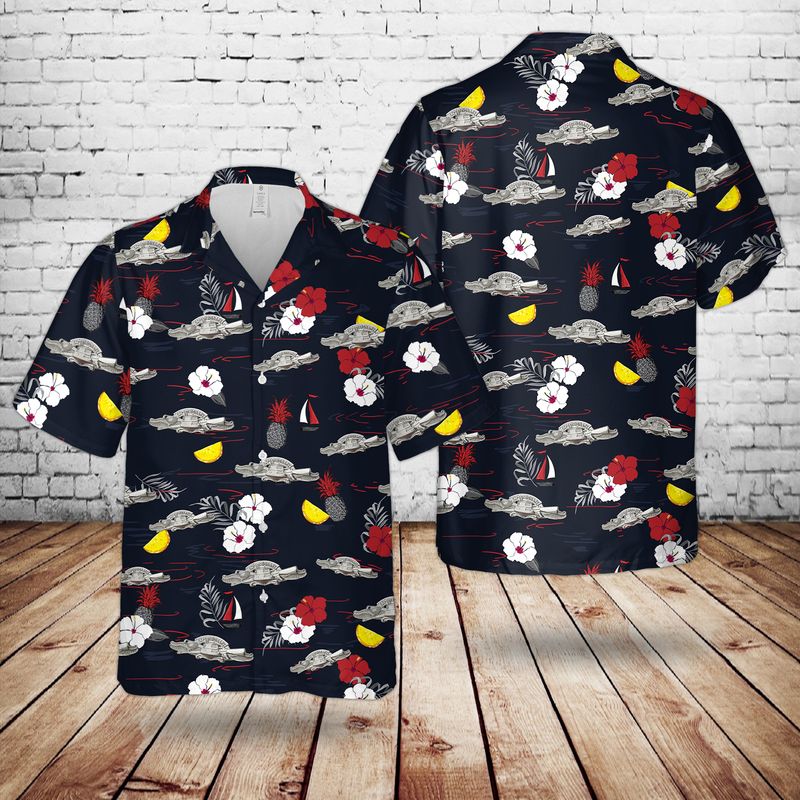 US Navy Enlisted Expeditionary Warfare Specialist Insignia Hawaiian Shirt