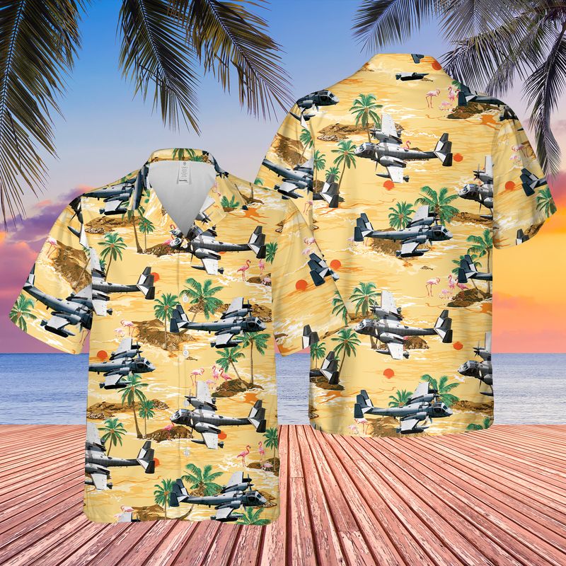 US Army Grumman OV-1 Mohawk Hawaiian Shirt