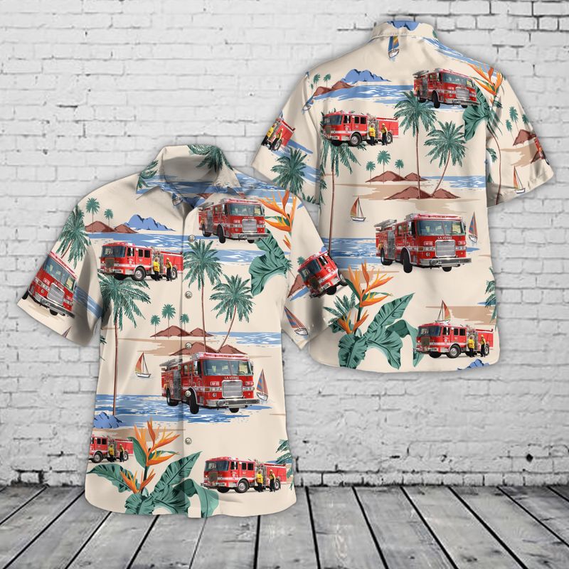 La Verne Fire Department, La Verne, California Hawaiian Shirt