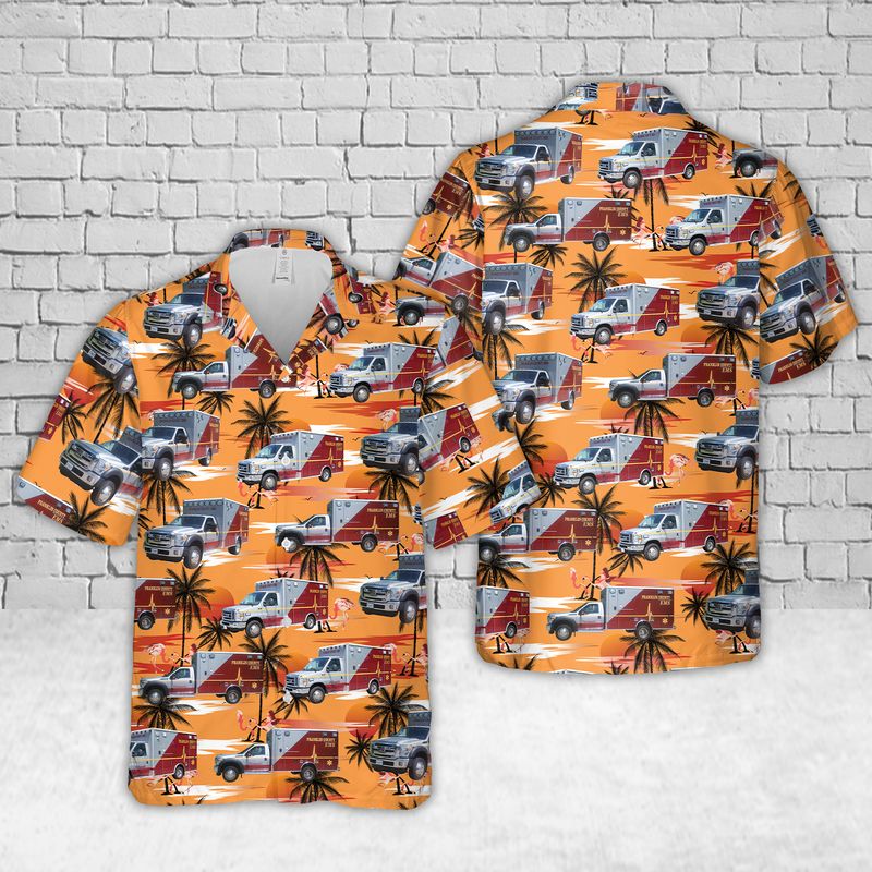 Franklin County EMS Hawaiian Shirt