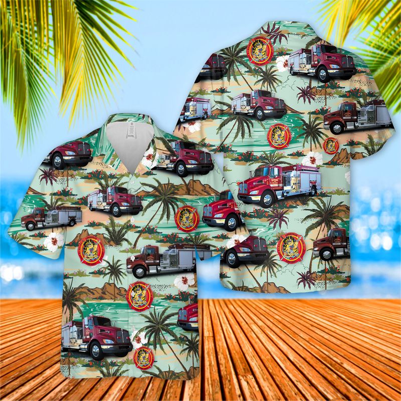 Louisville Fire Department Hawaiian Shirt