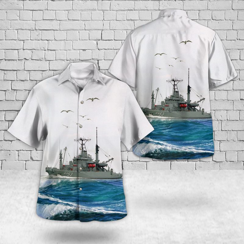 US Navy USS Grapple (ARS-53) Safeguard-class Rescue And Salvage Ship Hawaiian Shirt
