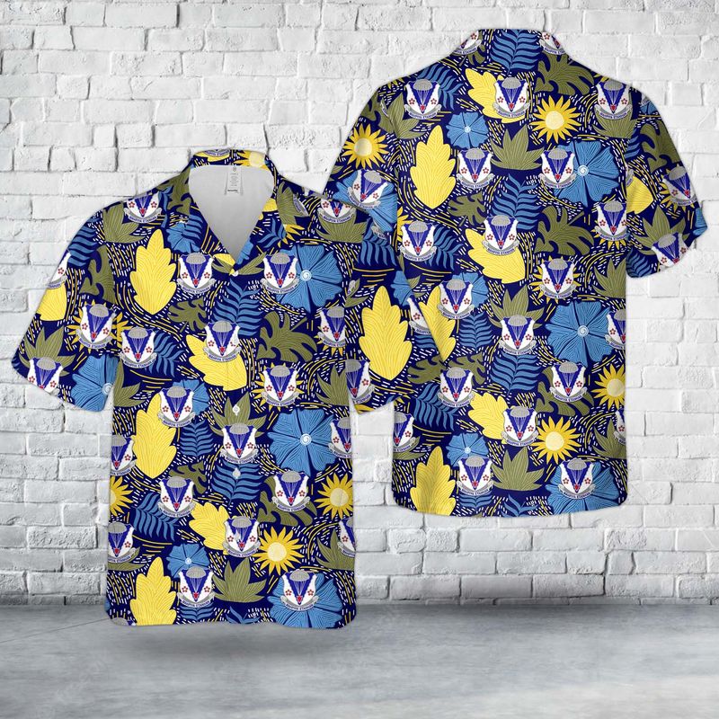 US Army Nebraska Army National Guard 2nd Battalion, 134th Infantry Regiment (Airborne) Hawaiian Shirt