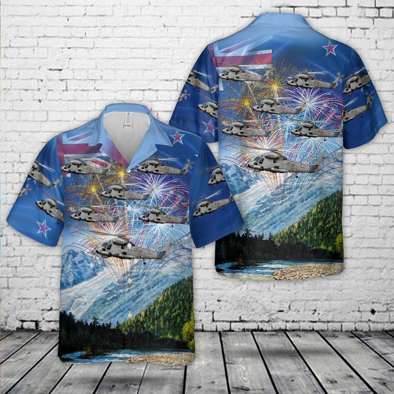 Waitangi Day, Royal New Zealand Navy Kaman SH-2G Super Seasprite Hawaiian Shirt