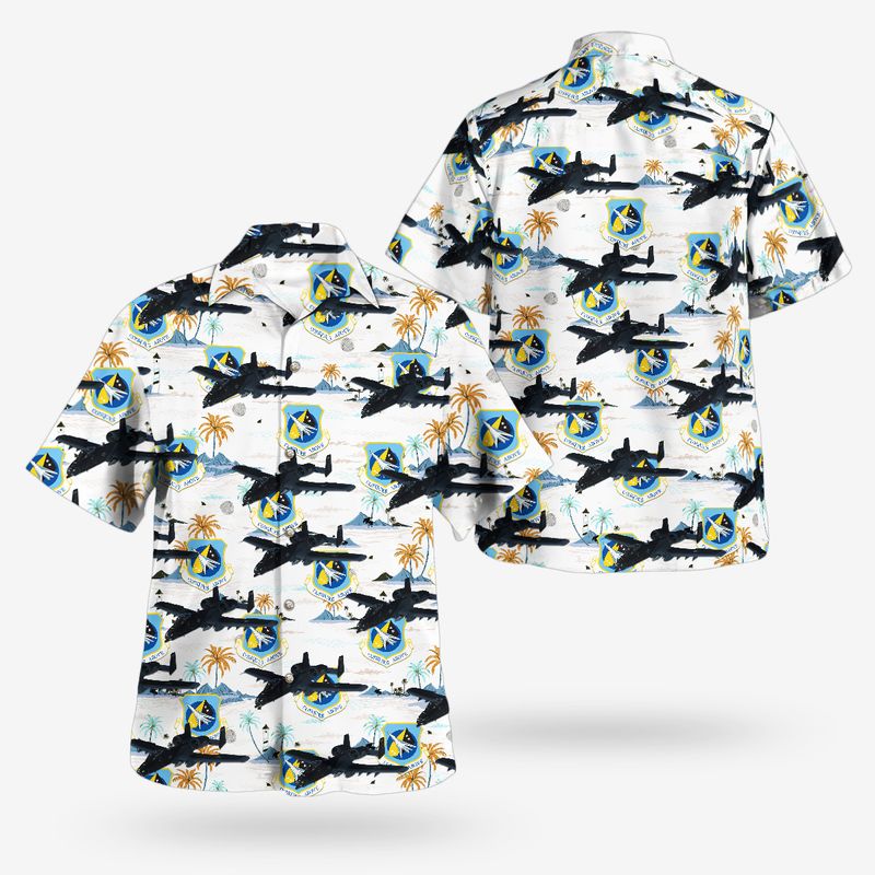 Indiana Air National Guard 122nd Fighter Wing A-10 Thunderbolt II Blacksnake Hawaiian Shirt
