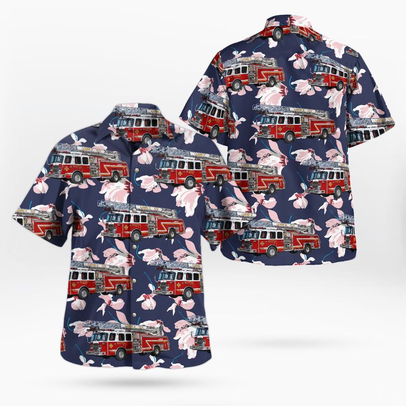 Franklin County Fire Department Illinois Hawaiian Shirt