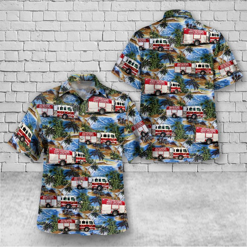 Gallatin Gateway Fire Department, Gallatin Gateway, Montana Hawaiian Shirt