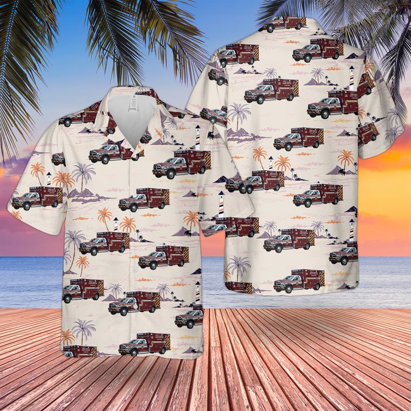 Prince George's County Fire/EMS Department Hawaiian Shirt