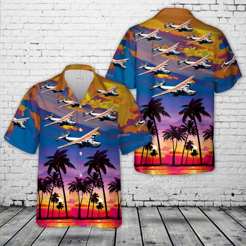 Boeing 314 NC-18604 Pan Am Atlantic Clipper Hawaiian Shirt