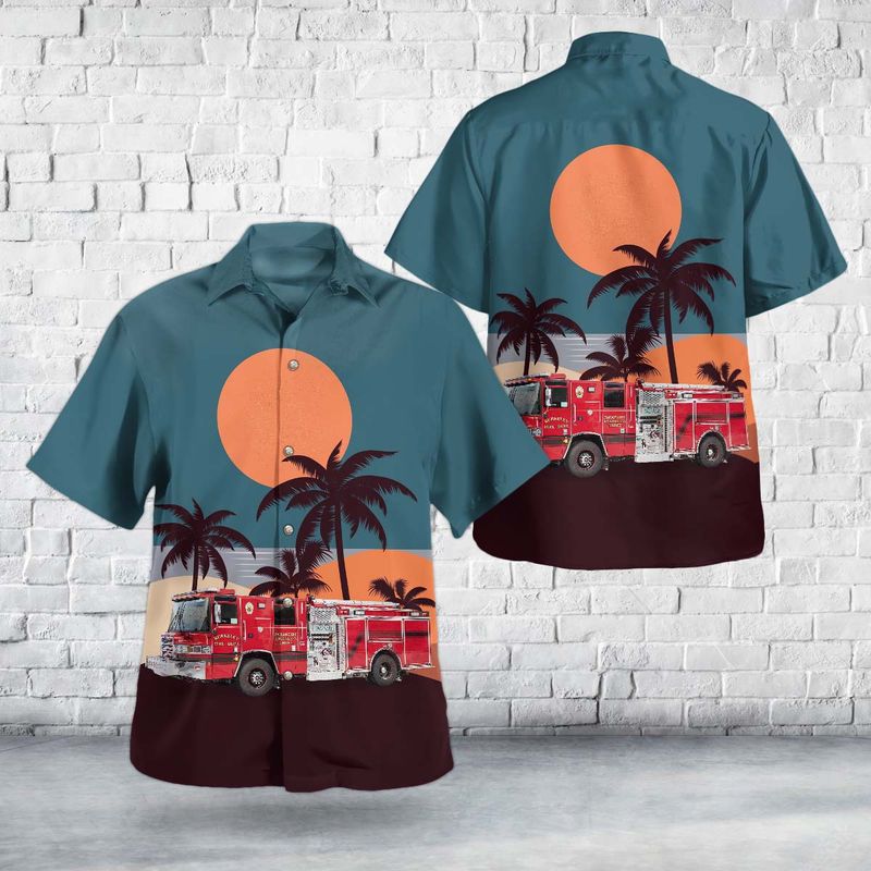 Berkeley, California, Berkeley Fire Department Hawaiian Shirt