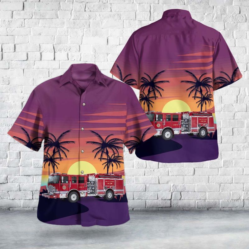 Coventry, Connecticut, Town of Coventry Fire/EMS Hawaiian Shirt