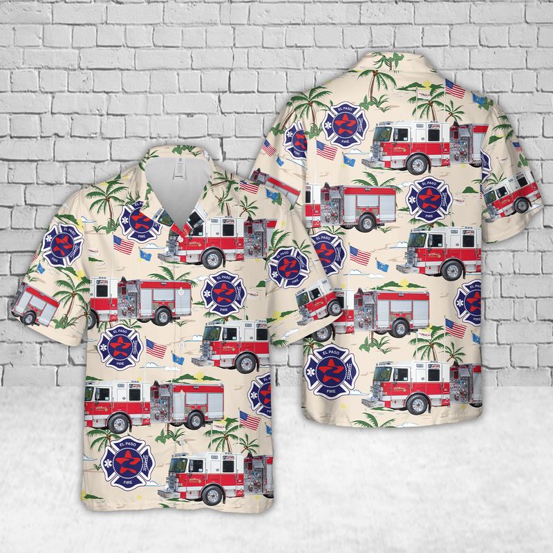El Paso Fire Department Hawaiian Shirt
