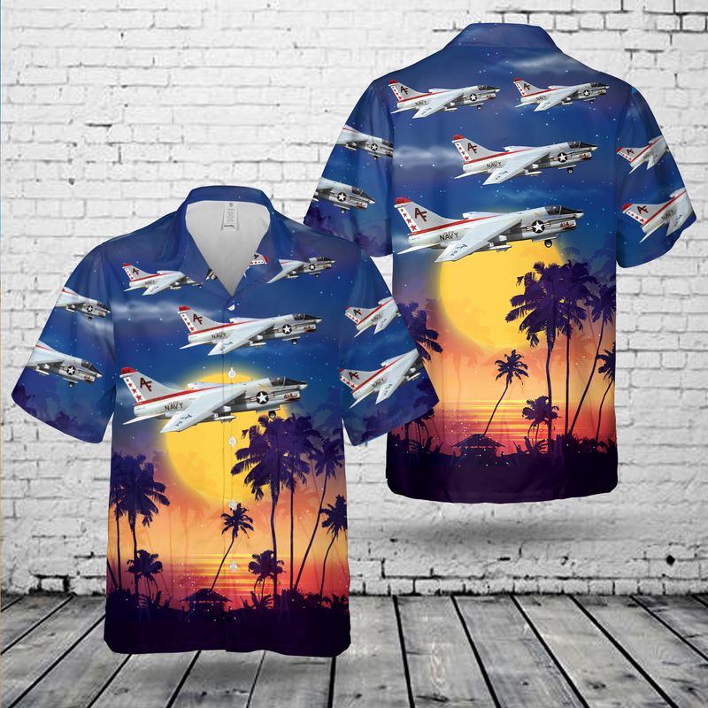 US Navy LTV A-7 Corsair II Of VA-204 Hawaiian Shirt