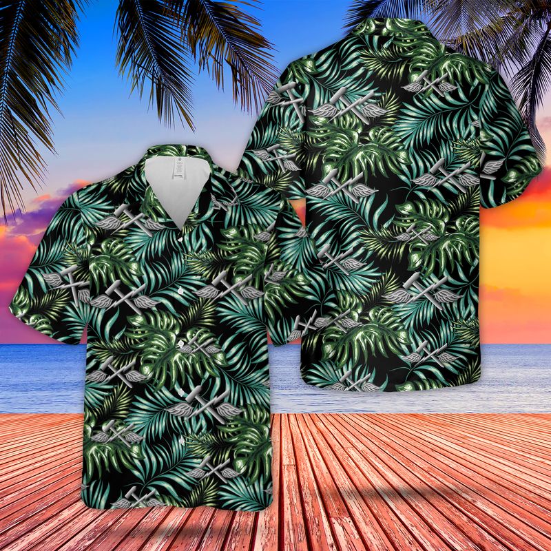 US Navy Aviation Support Equipment Technician Hawaiian Shirt