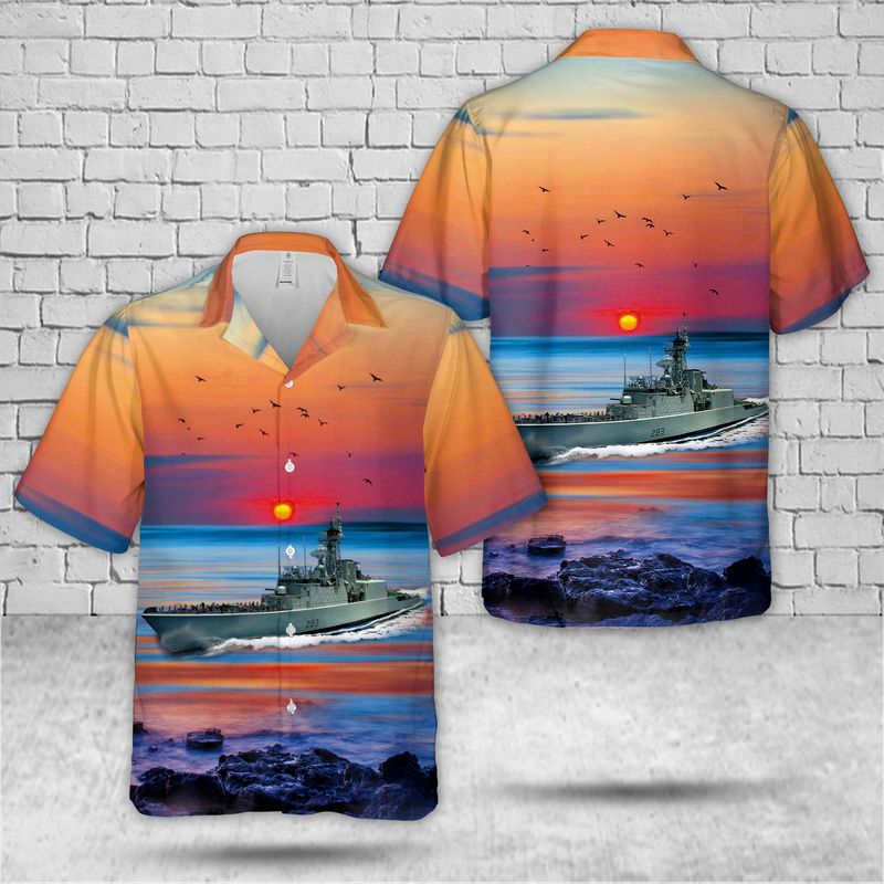 Royal Canadian Navy HMCS Algonquin (DDG 283) Hawaiian Shirt