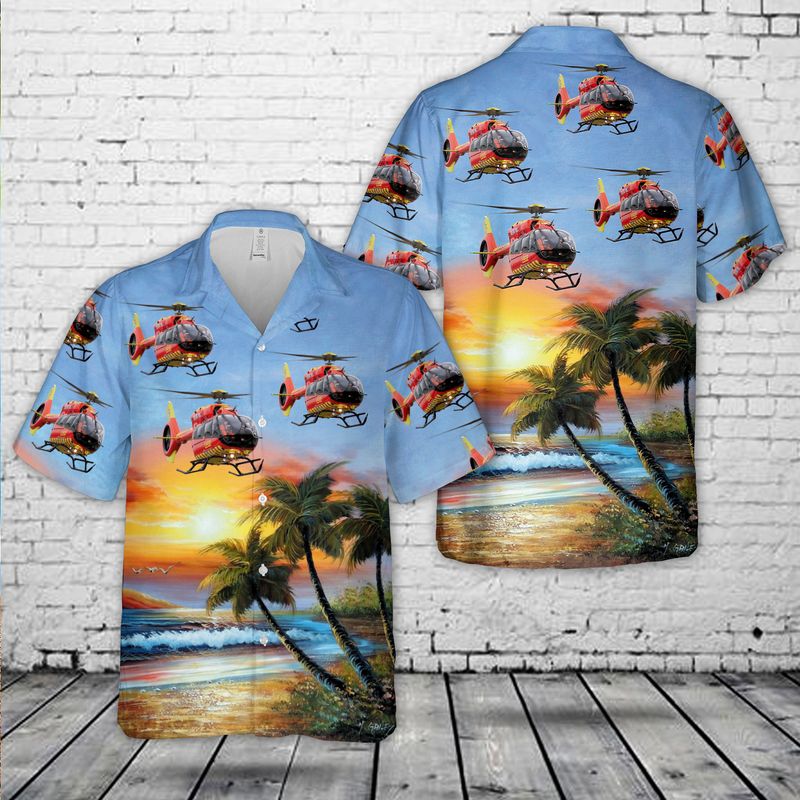 Norwegian Air Ambulance Airbus H145 helicopter Hawaiian Shirt